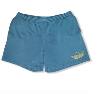 Vintage blue 90s streetwear Adidas shorts large
